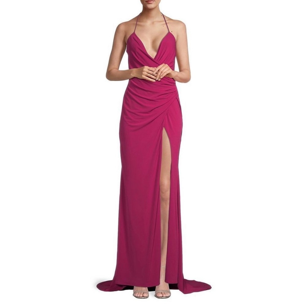 NWT Katie May JUPITER GOWN IN MAGENTA